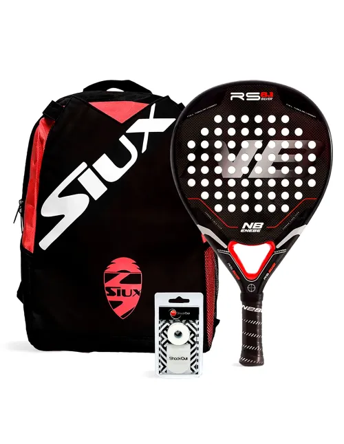 Impacchetta Enebe Rs 8 Silver con lo zaino Siux Mini |Padel offers