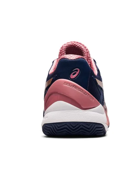 Asics Gel Resolution 8 Clay Blu Rosa Donna 1042A070-404 |Padel offers