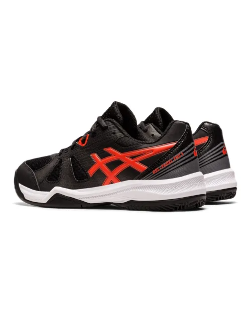Asics Gel-padel Pro 5 Grade School Black Red Junior 1044a048 001 | Ofertas de padel