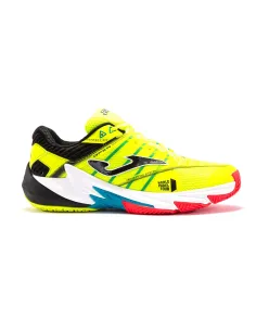 Joma Open 22 Terre Battue Jaune Noir Topenw2209pn | Offres de Padel