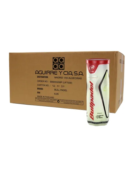 Box of 24 cans of BullPadel Premium Pro balls | Ofertas de padel