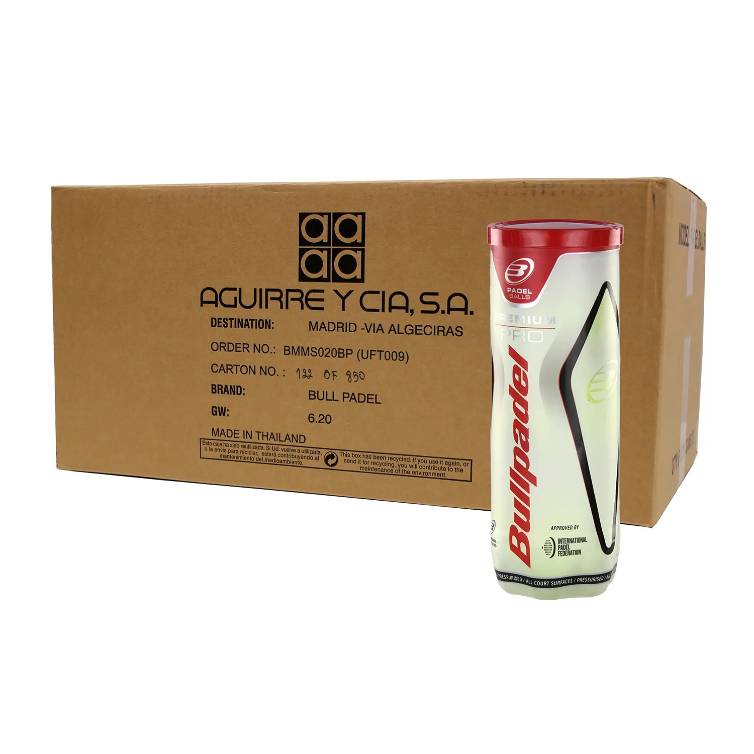 Cajón Bullpadel Premium Pro