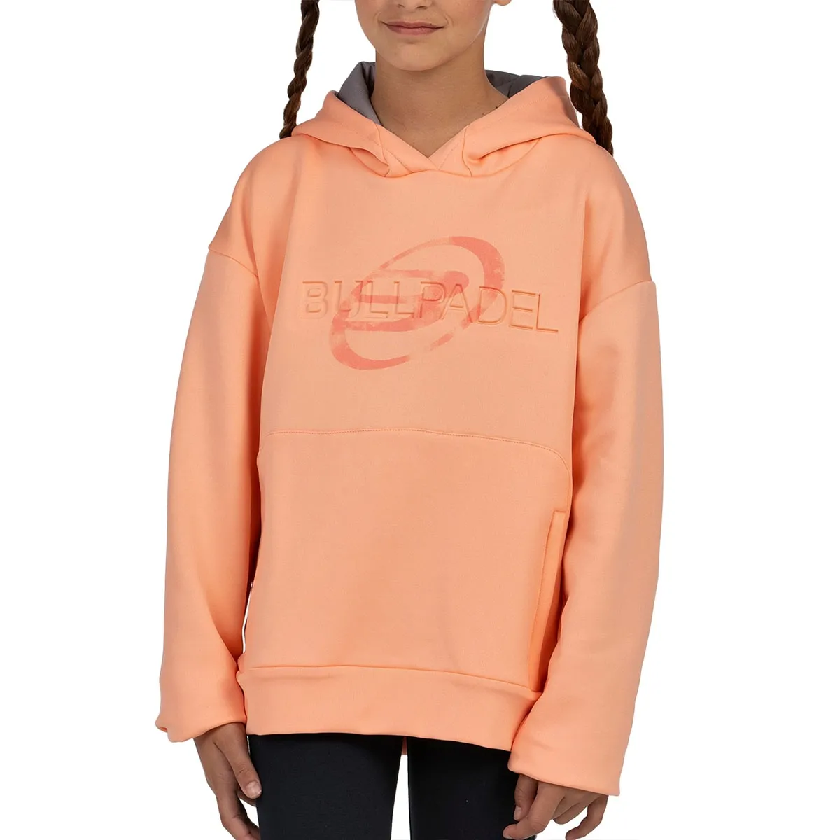 Sudadera Bullpadel Befas G Júnior Talla 12, Orange