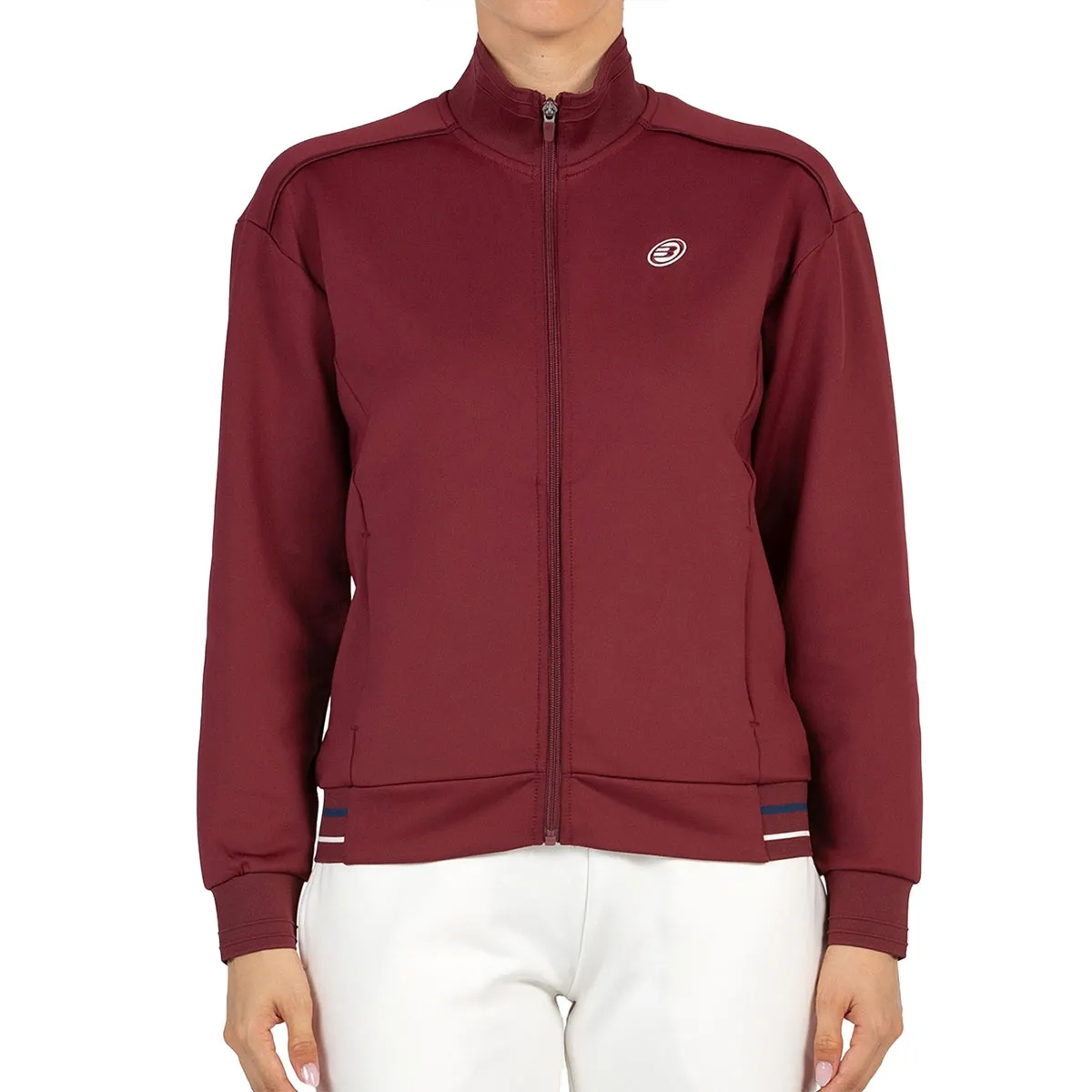 Sudadera Bullpadel Alsa Mujer Talla M, Burgundy