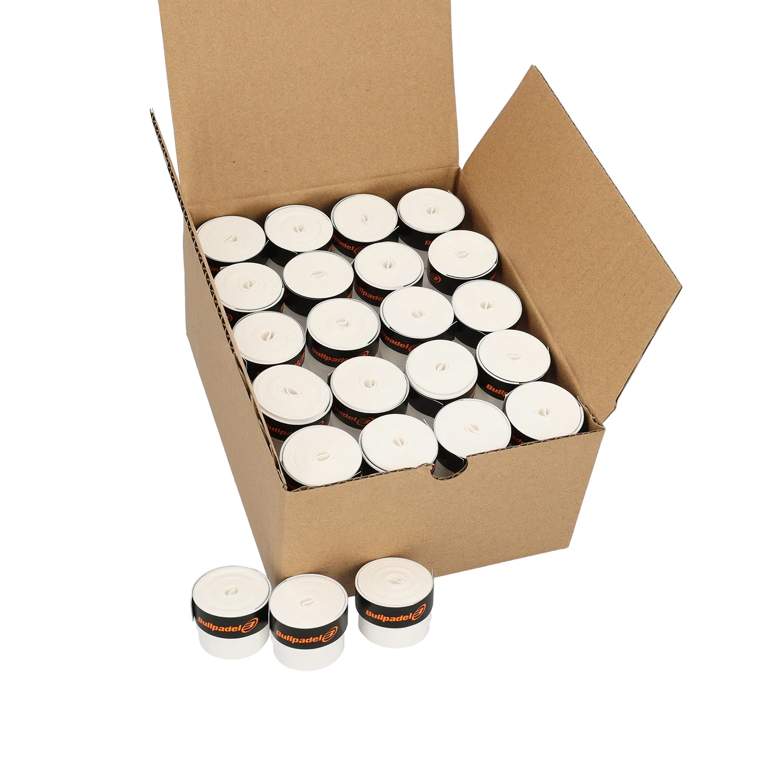 Box 60 Overgrips Bullpadel Comfort Gb1606 Blanco