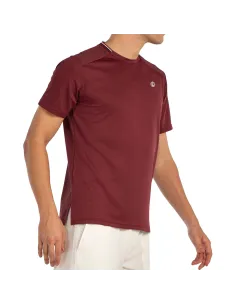 SHORT-SLEEVED BULLPADEL ACRUX CA63010000 BURGUNDY WINE T-SHIRT | Ofertas de padel 2