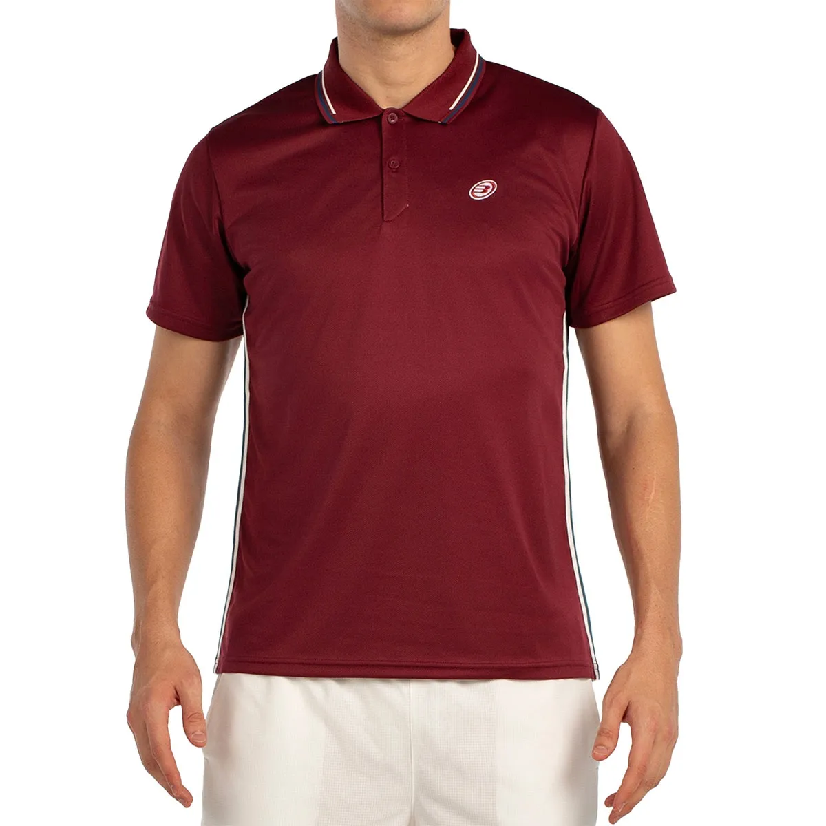 Polo Bullpadel Arbo Talla L, Burgundy
