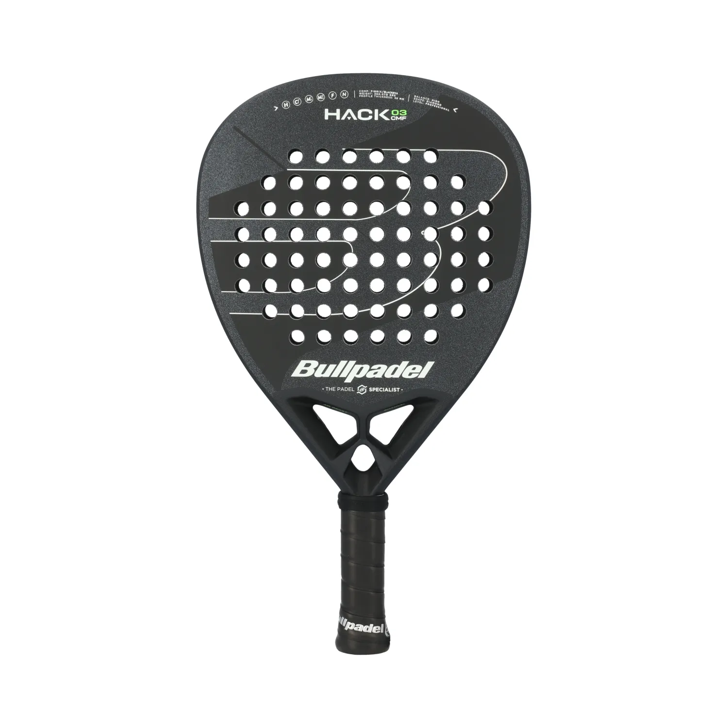 Bullpadel Hack 03 Cmf X-series, Gris Oscuro