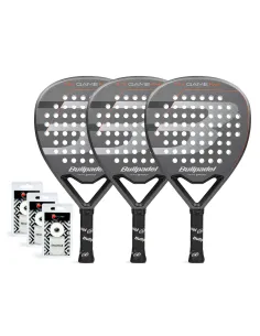 Tripack Bullpadel Game Power Grey | Ofertas de padel