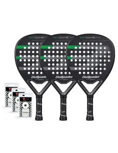 Tripack Bullpadel Game Power Black | Ofertas de padel
