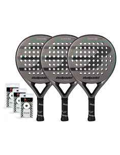 Tripack Bullpadel Game Control Cinza | Ofertas de padel