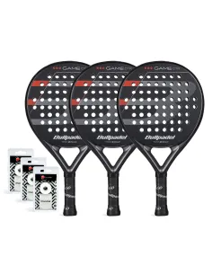 Tripack Bullpadel Game Control Black | Ofertas de padel