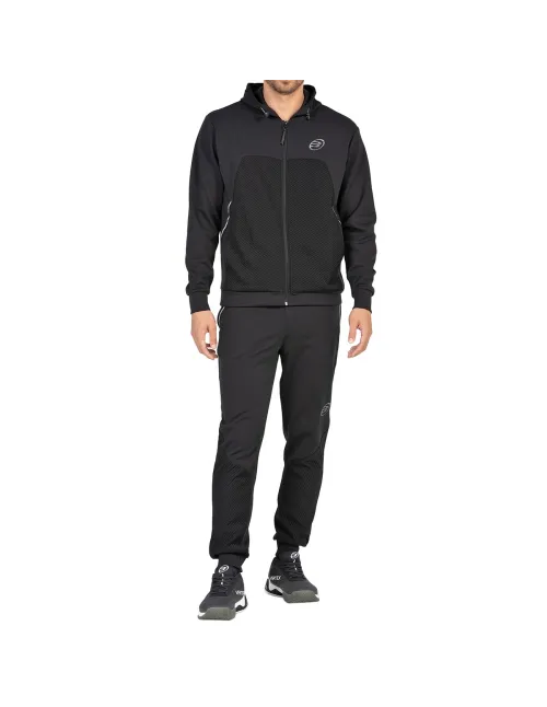 BULLPADEL BROLLO BZ56005000 BLACK TRAINING SUIT | Ofertas de padel