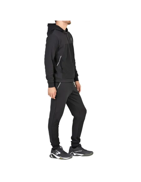BULLPADEL BROLLO BZ56005000 BLACK TRAINING SUIT | Ofertas de padel