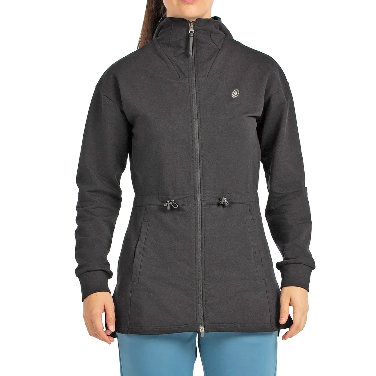 Sudadera Bullpadel Balda Mujer Talla M, Black