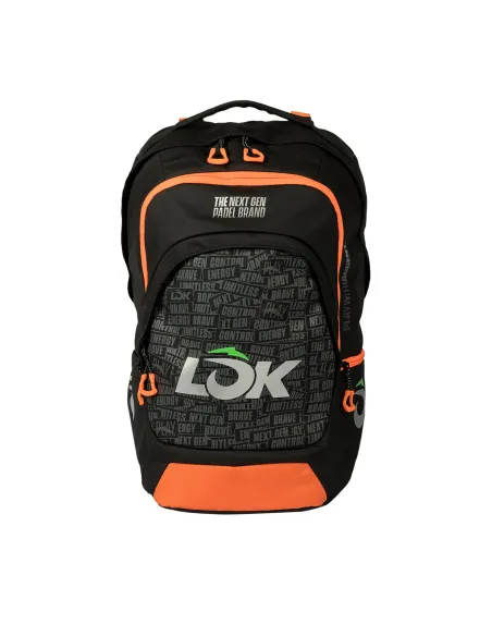 Mochila Lok Maxx Gen 2 Negro/Naranja Lb1Ma0U23 | Ofertas de padel Mochila Lok Maxx Gen 2 Negro/Naranja Lb1Ma0U23 | Ofertas de padel