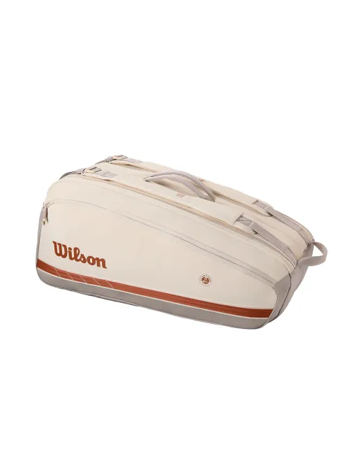 Raquetero Para 9 Raquetas Wilson Roland Garros 2025 Súper Tour Wr8042901001 | Ofertas de padel