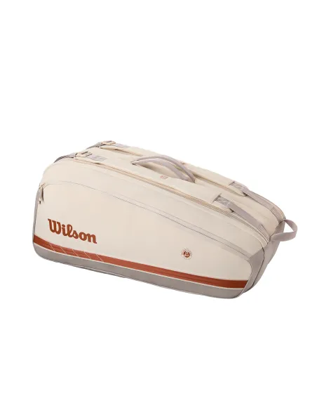 Raquetero Para 9 Raquetas Wilson Roland Garros 2025 Súper Tour Wr8042901001 | Ofertas de padel