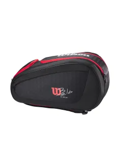 Padel Bag Wilson Bela Super Tour Padel Black Wr8910801 | Ofertas de padel
