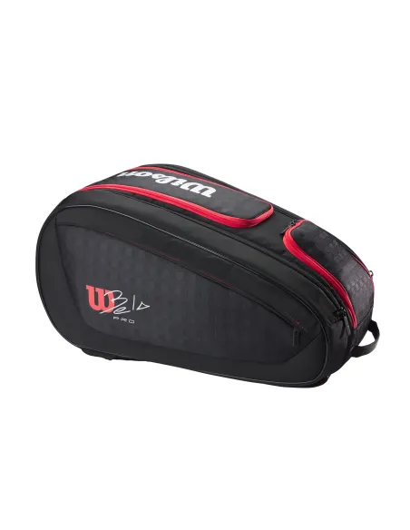 Saco Wilson Bela Super Tour Padel Preto Wr8910801 | Ofertas de padel