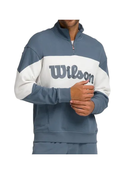 Sweat-Shirt Wilson Parkside Half-Zip Vêtements De Sport | Ofertas De Padel