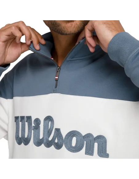 Wilson Parkside Sweatshirt Mit Halbem Reißverschluss | Ofertas De Padel