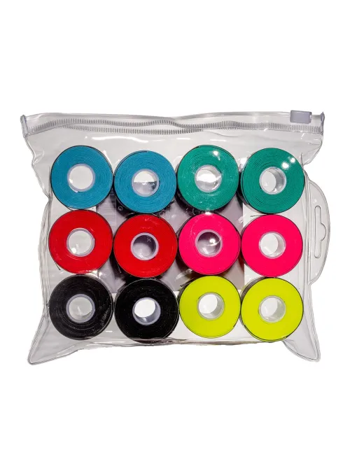 Overgrips Shockout X12 Multicolor Perfurado | Ofertas De Padel