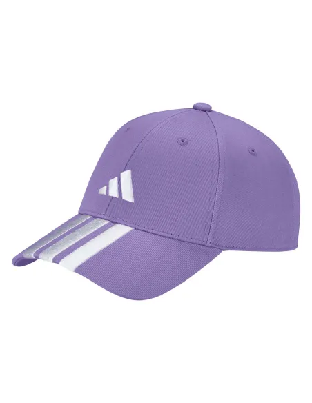 Cappello Adidas Baseball New Logo 3 Strisce Lilla |Padel offers