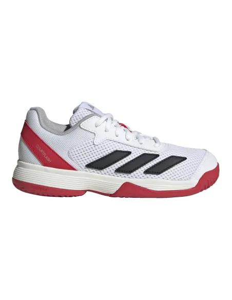 Adidas Courtflash K Ji2448 Junior White | Ofertas de padel