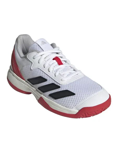 Adidas Courtflash K Ji2448 Junior White | Ofertas de padel