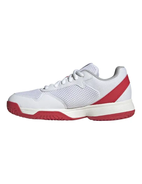 Adidas Courtflash K Ji2448 Junior White | Ofertas de padel