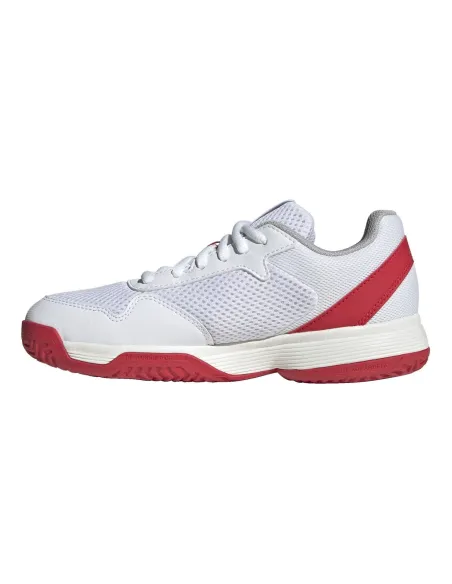 Adidas Courtflash K Ji2448 Junior White | Ofertas de padel