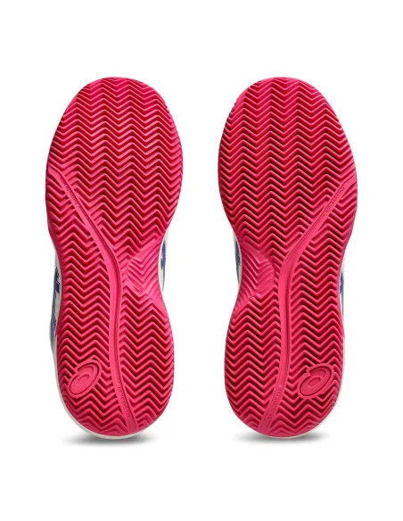 Asics Gel-Dedicate 8 Clay White Pink Woman 1042A255 | Ofertas de padel