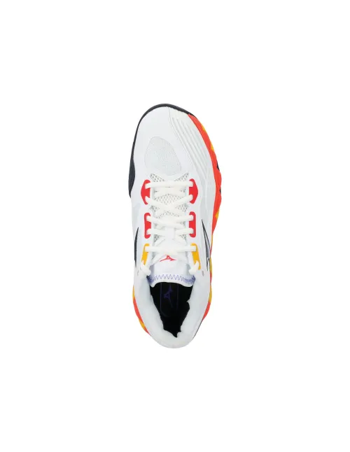 Mizuno Wave Enforce Tour 2 Ac Weiß/Coral/Zitrus | Ofertas De Padel