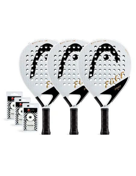 Tripack Head Edge Ii White | Ofertas de padel
