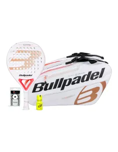 Pack Bullpdel Game Woman Padelbag White Dry Grip | Ofertas de padel