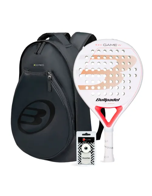 Pack Bullpadel Game Woman Schwarzer Rucksack | Ofertas De Padel