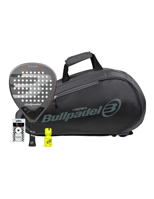 Bullpadel Game Pack Pwr Gray Padelbag Avant 2 Dry Grip | Ofertas de padel