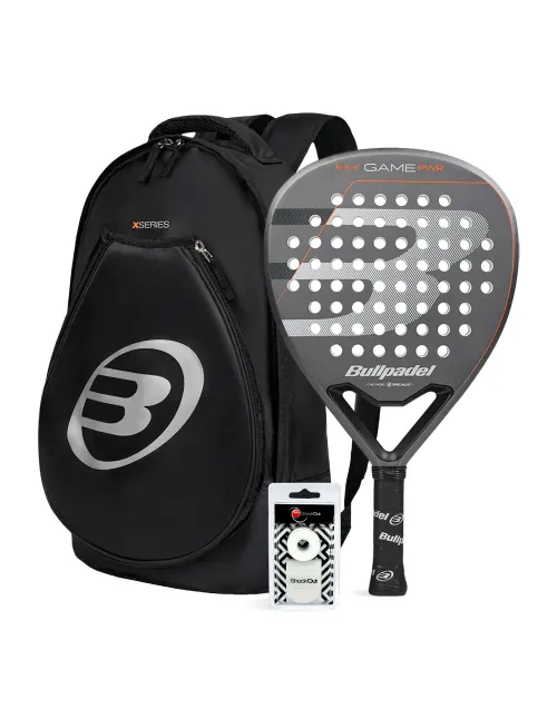 Pack Bullpadel Game Pwr Grigio Zaino Tour Nero |Padel offers