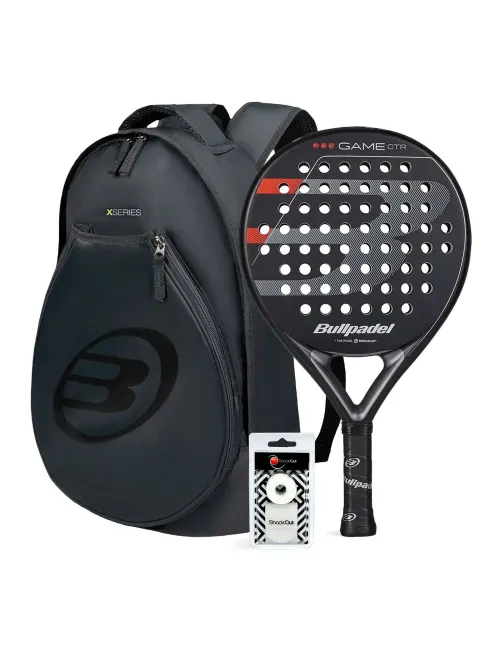 Pack Bullpadel Game Ctr Mochila Tour Preto | Ofertas de padel