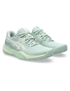 Asics Gel-Challenger 15 Clay Green Woman 1042A293 | Ofertas de padel 2