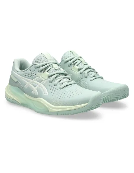 Asics Gel-Challenger 15 Clay Green Women 1042A293 | Ofertas de padel