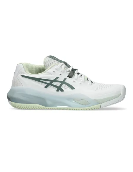 Asics Gel-Resolution X Clay White Women 1042A277 | Ofertas de padel