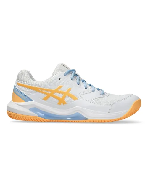 Asics Gel-Dedicate 8 Femmes Pagaie Blanc Orange | Ofertas De Padel