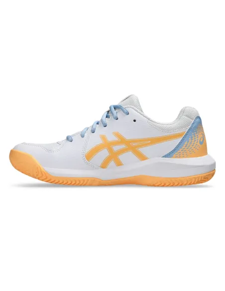 Asics Gel-Dedicate 8 Femmes Pagaie Blanc Orange | Ofertas De Padel