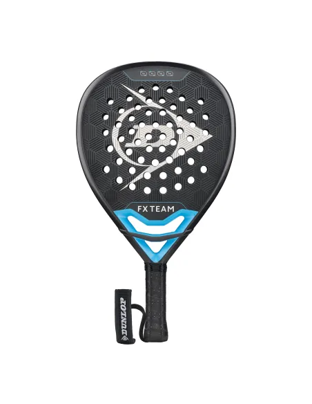 Dunlop Fx Team Gun Metal/Cyan/Metallic Silver |Padel offers