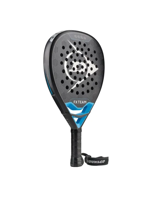 Dunlop Fx Team Gun Metal/Cyan/Metallic Silver |Padel offers