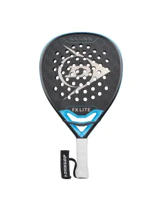 Dunlop Fx Lite Gun Metal/Cyan/Metallic Silver | Ofertas de padel
