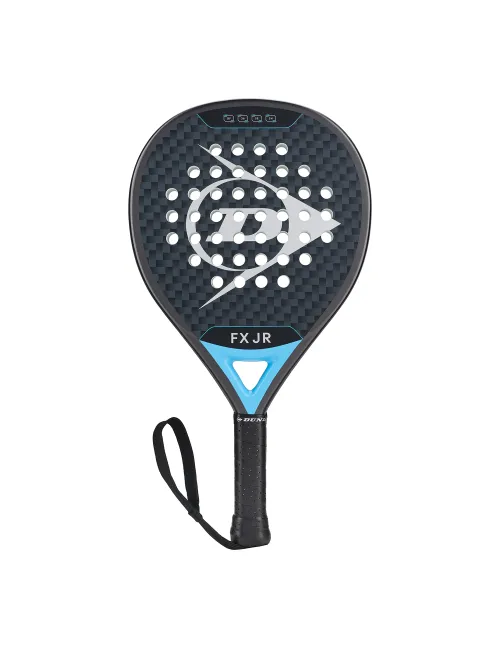 Dunlop Fx Junior Gun Metal/Cyan/Metallic Silver | Ofertas de padel