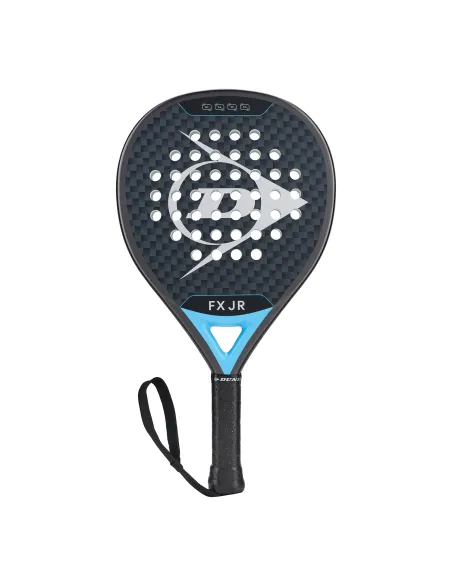 Dunlop Fx Junior Gun Metal/Cyan/Metallic Silver | Ofertas de padel